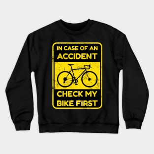 Racing Gravel Bike Crewneck Sweatshirt